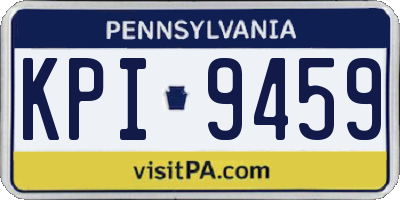 PA license plate KPI9459