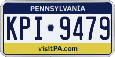 PA license plate KPI9479