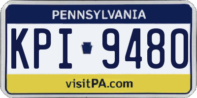PA license plate KPI9480