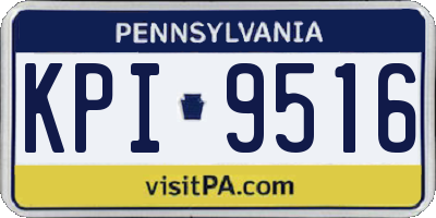 PA license plate KPI9516