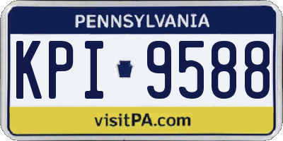 PA license plate KPI9588