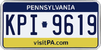 PA license plate KPI9619