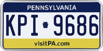 PA license plate KPI9686