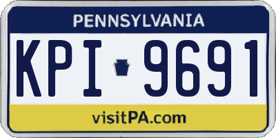 PA license plate KPI9691