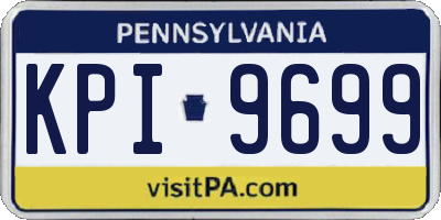 PA license plate KPI9699