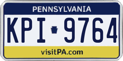 PA license plate KPI9764