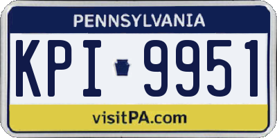 PA license plate KPI9951