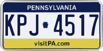 PA license plate KPJ4517