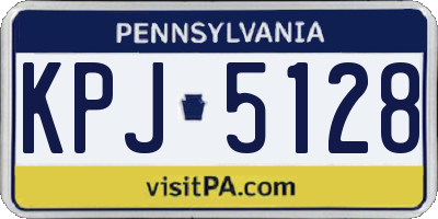 PA license plate KPJ5128