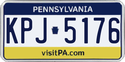 PA license plate KPJ5176
