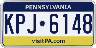 PA license plate KPJ6148