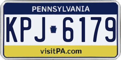 PA license plate KPJ6179