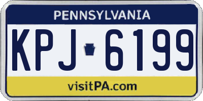 PA license plate KPJ6199