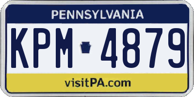 PA license plate KPM4879