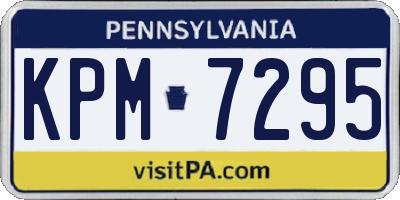 PA license plate KPM7295