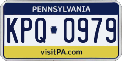 PA license plate KPQ0979