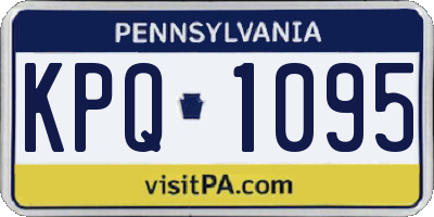 PA license plate KPQ1095