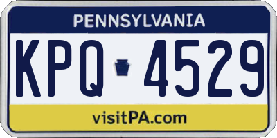 PA license plate KPQ4529