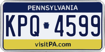 PA license plate KPQ4599