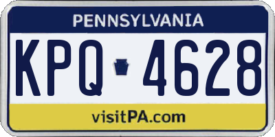 PA license plate KPQ4628