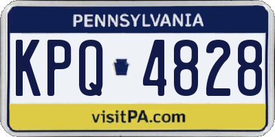PA license plate KPQ4828