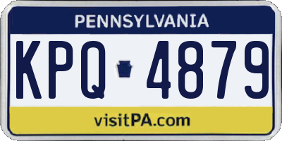 PA license plate KPQ4879