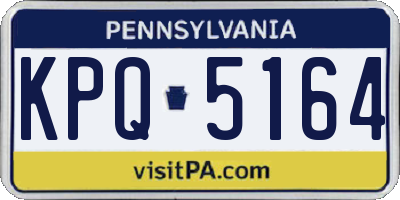 PA license plate KPQ5164