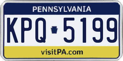PA license plate KPQ5199