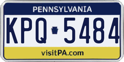 PA license plate KPQ5484