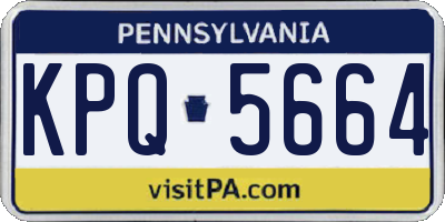 PA license plate KPQ5664