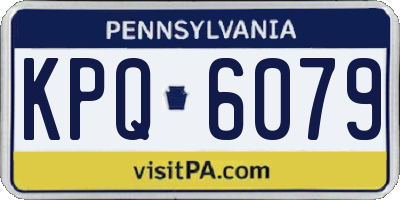 PA license plate KPQ6079
