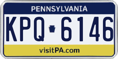PA license plate KPQ6146
