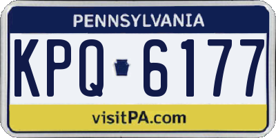 PA license plate KPQ6177