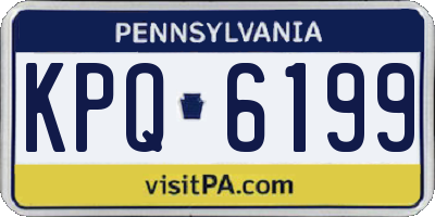 PA license plate KPQ6199