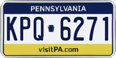 PA license plate KPQ6271