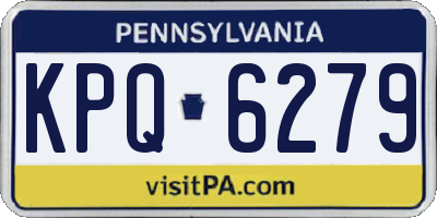 PA license plate KPQ6279