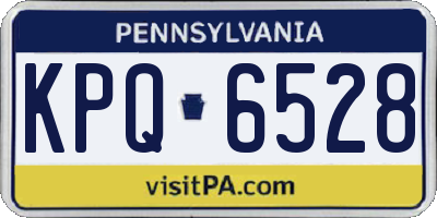 PA license plate KPQ6528