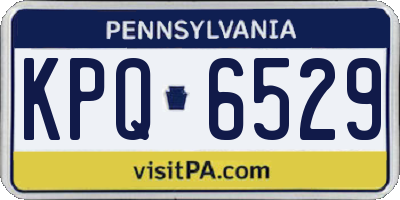 PA license plate KPQ6529