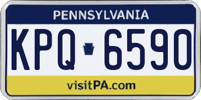 PA license plate KPQ6590