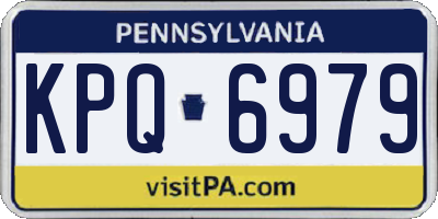 PA license plate KPQ6979