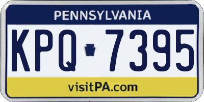 PA license plate KPQ7395