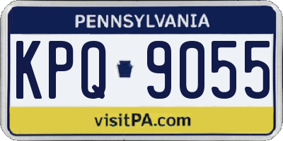 PA license plate KPQ9055