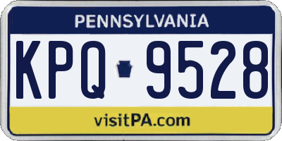 PA license plate KPQ9528