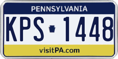 PA license plate KPS1448