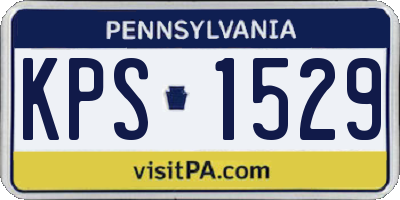 PA license plate KPS1529