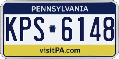 PA license plate KPS6148