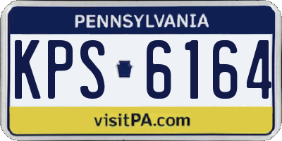 PA license plate KPS6164