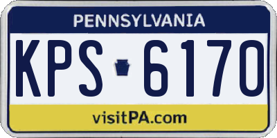 PA license plate KPS6170