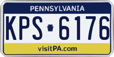 PA license plate KPS6176