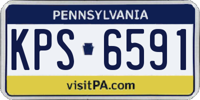 PA license plate KPS6591
